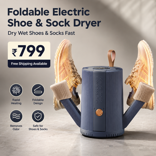 Foldable Electric Shoe & Sock Dryer