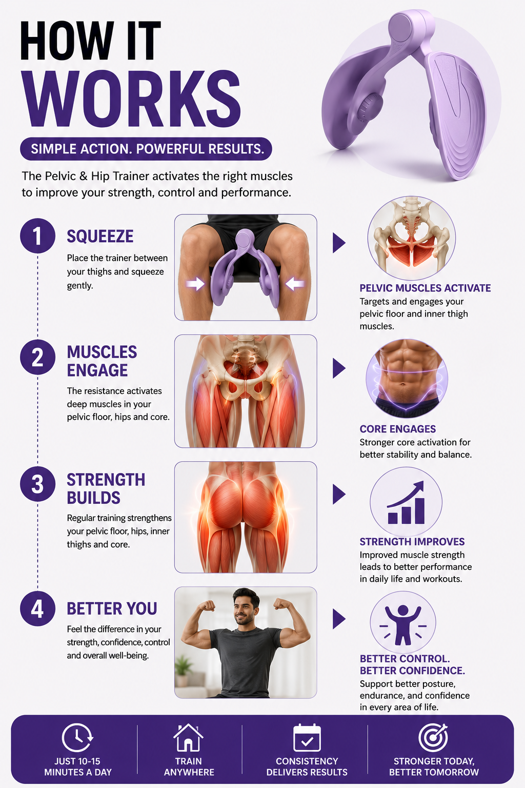 Pelvic Muscle Trainer : The Natural Solution for Lasting Performance