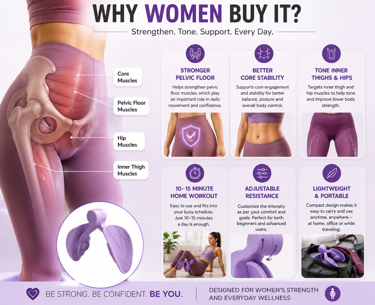 Pelvic Muscle Trainer : The Natural Solution for Lasting Performance